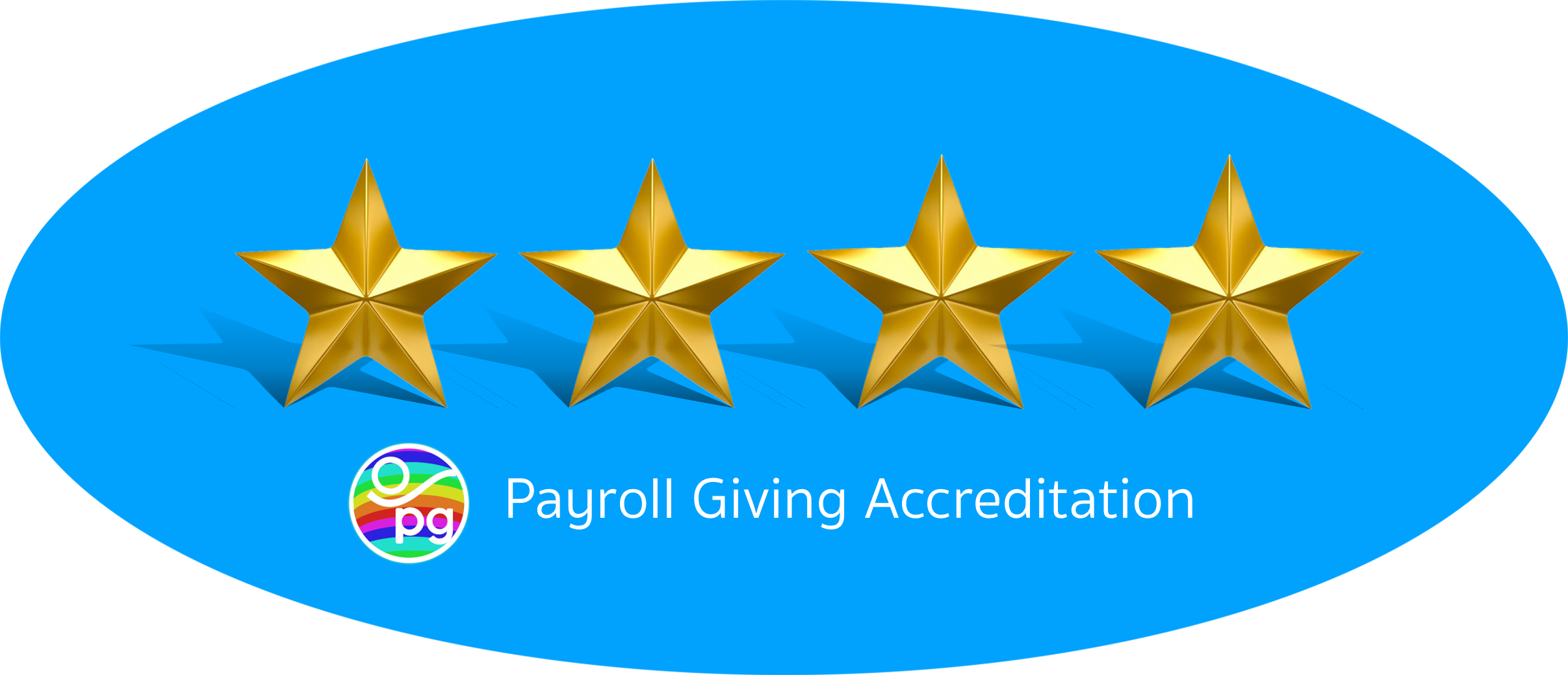 Payroll Giving Accreditation - 4 stars